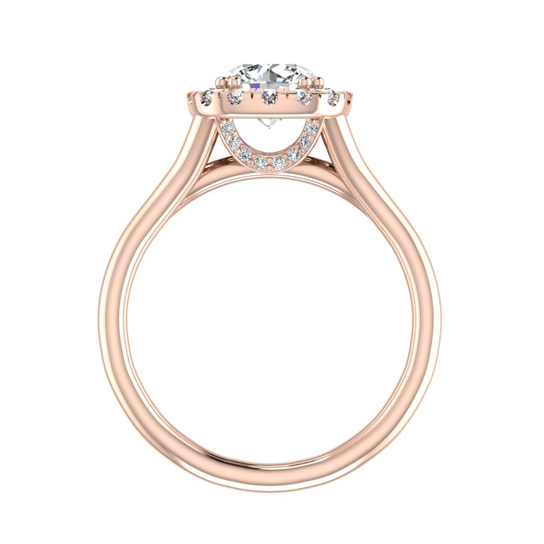 Alayah Halo Engagement Ring